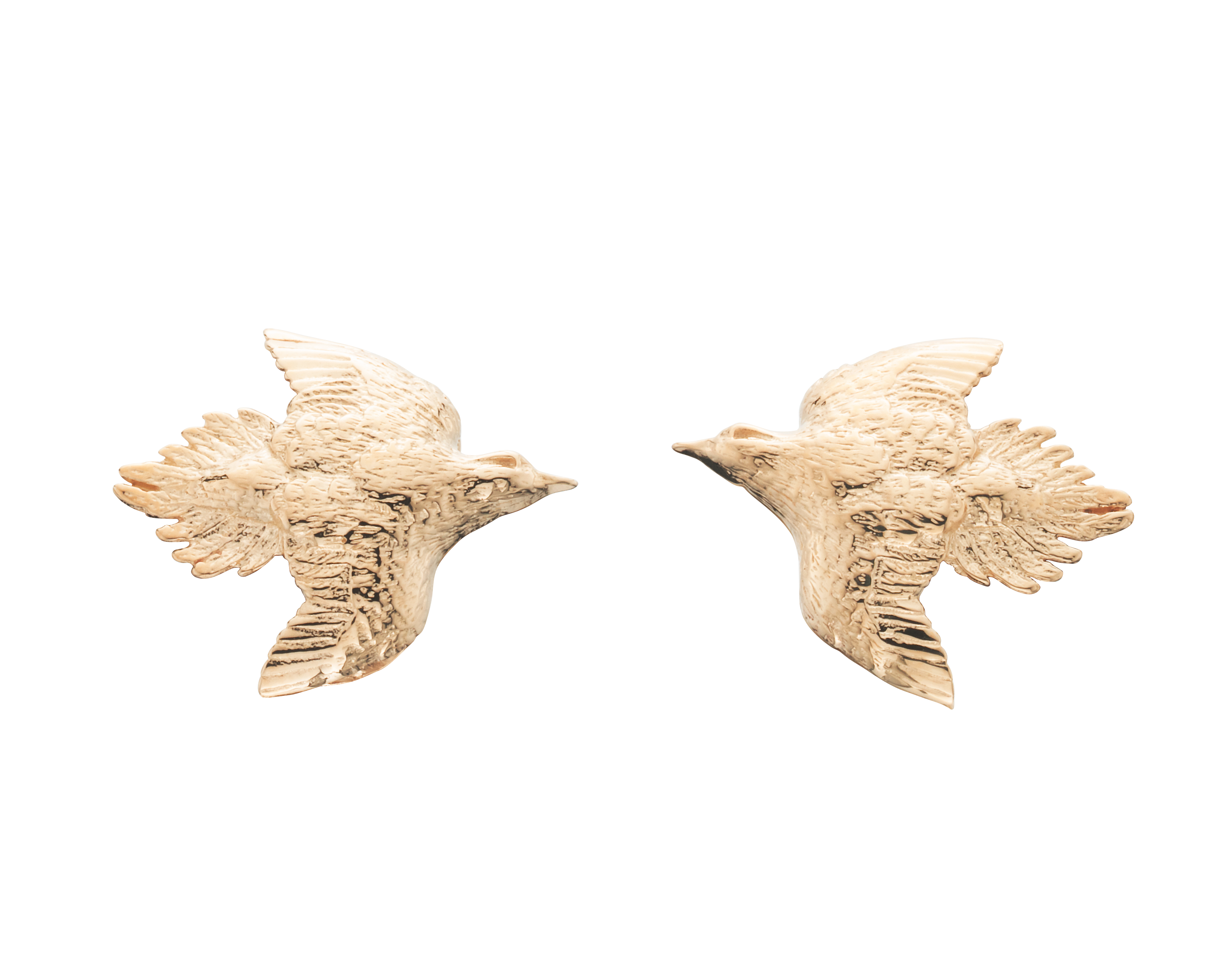 Dove Post Earrings, Small: The Sculpture of Grainger McKoy